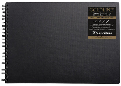 Goldline spiral notebook 64F A3 140g I - White (in bundle 5)