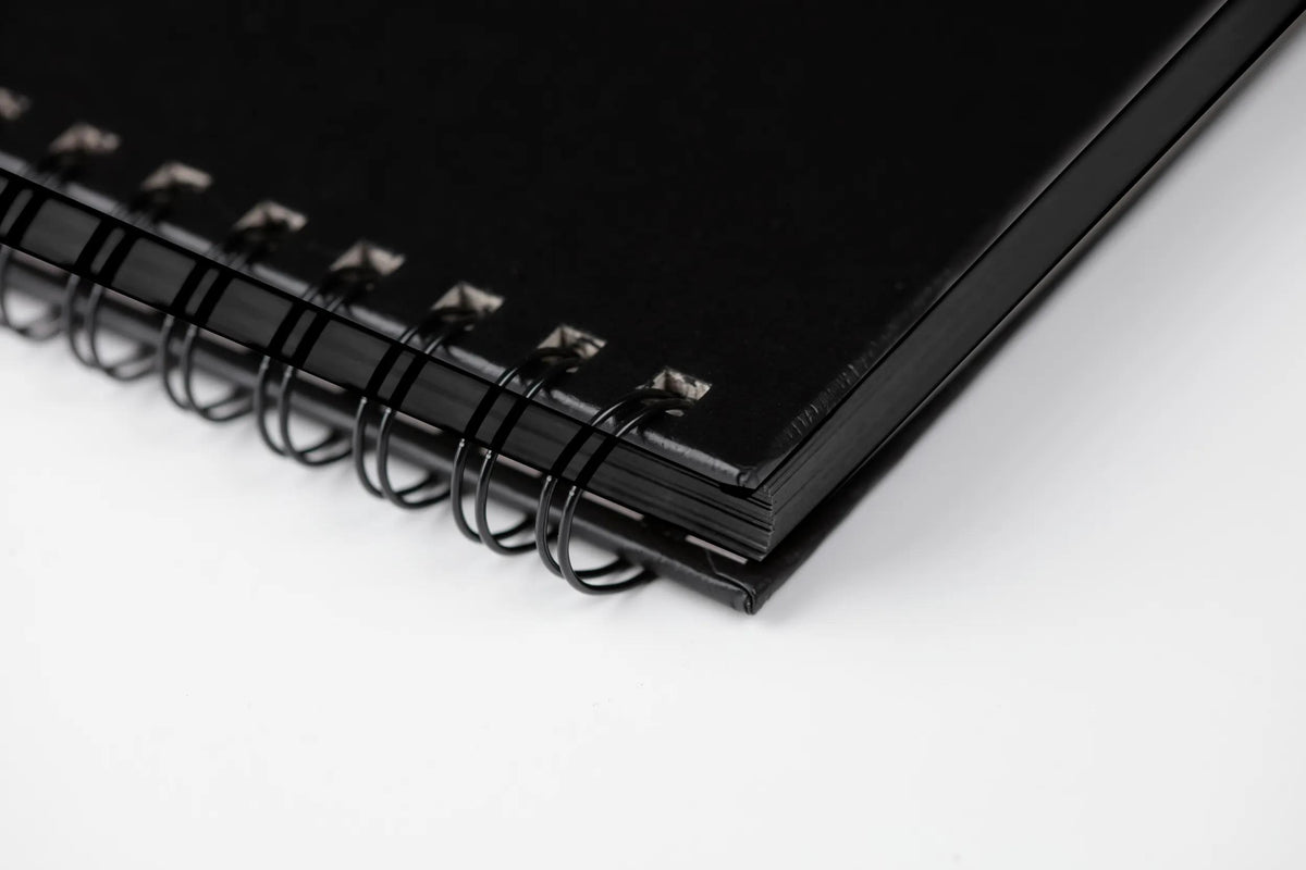 Goldline Spiral Notebook 64F A4 140g F - Schwarz (5er-Pack)