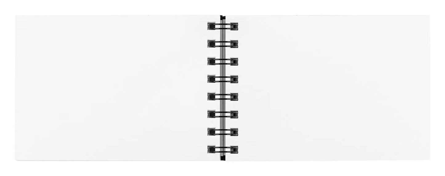 Goldline carnet spiralé 50F A6 140g paysage - Blanc - New (Lot x5)