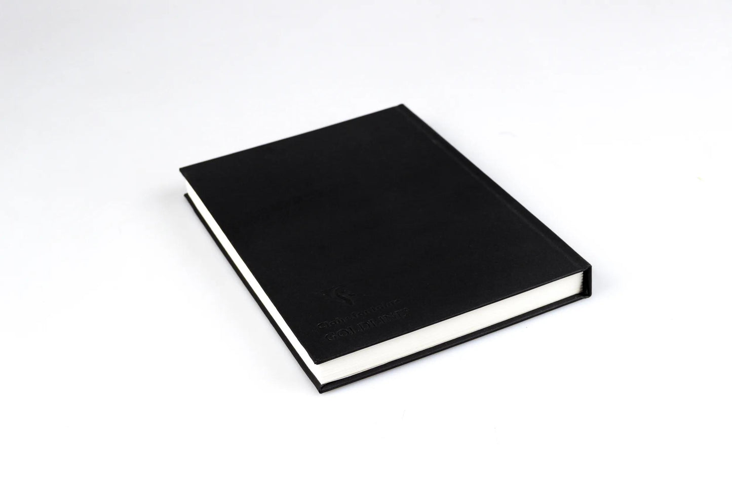 Goldline carnet rembordé rigide 50F A5 140g portrait - Blanc - New (Lot x5)