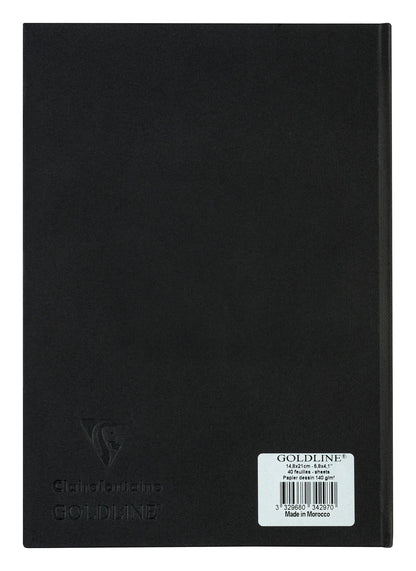 Goldline starr wiederverheiratet Notebook 40F A5 140g Portrait - Elfenbein - Neu (5er-Pack)