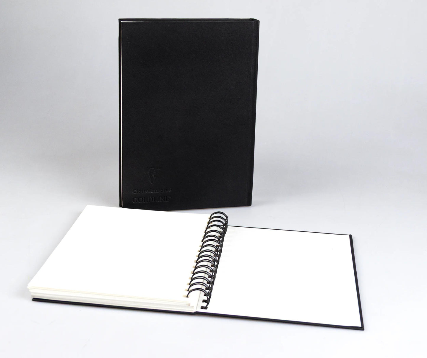 Quaderno a spirale in oro 50F A5 140g ritratto - Bianco - Nuovo (Pacchetto x5)