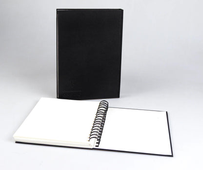 Goldline carnet spiralé 50F A5 140g portrait - Blanc - New (lot de 5)