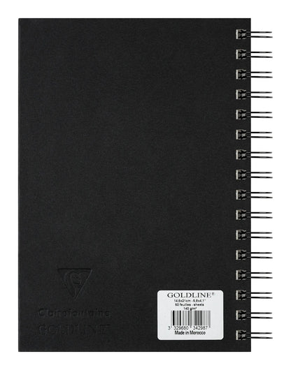 Goldline carnet spiralé 50F A5 140g portrait - Blanc - New (lot de 5)