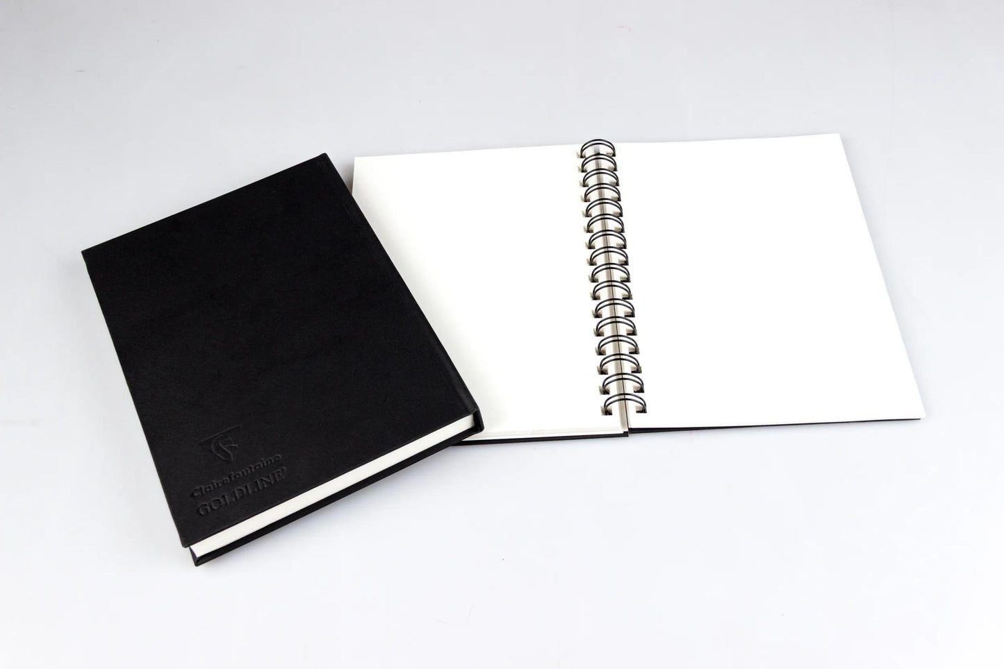 Quaderno a spirale in oro 50F A5 140g ritratto - Bianco - Nuovo (Pacchetto x5)