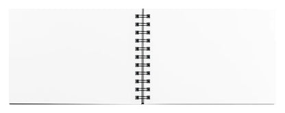 Goldline Spirale Notebook 50F A5 140g Landschaft - Weiß - Neu (5er-Pack)