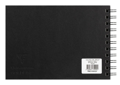 Goldline Spirale Notebook 50F A5 140g Landschaft - Weiß - Neu (5er-Pack)
