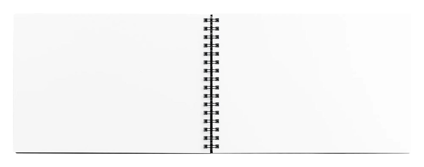 Goldline carnet spiralé 50F A4 140g paysage - Blanc - New (Lot x5)
