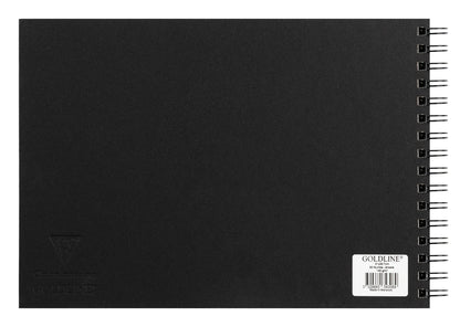 Goldline carnet spiralé 50F A4 140g paysage - Blanc - New (lot de 5)