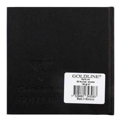 Goldline carnet rembordé rigide 50F 10x10cm 140g - Blanc - New (lot de 5)