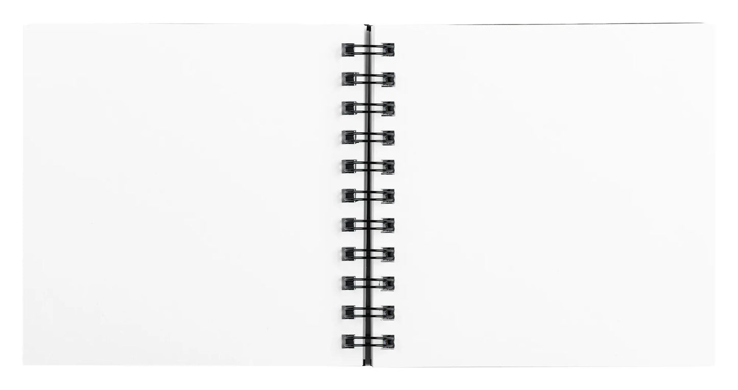 Goldline spirale quaderno 50F 15x15cm 140g - Bianco - Nuovo (Pacchetto x5)