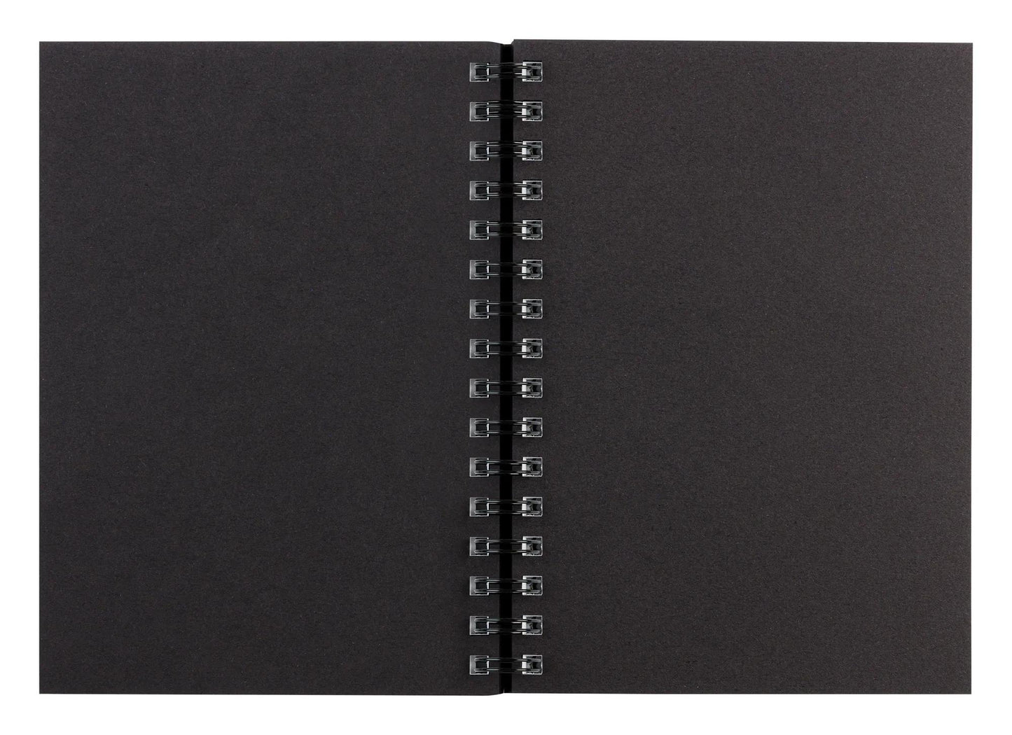 Goldline spiral notebook 50F A5 140g portrait - Black - New (Pack x5)