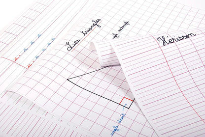 PAPIER AFFICHE REGLURE, Paquet de 25 feuilles séyès 90g/m2 au format 60x80cm