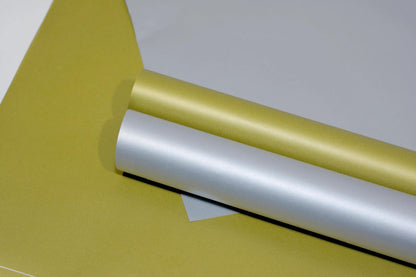 PAPIER AFFICHE PEINTE, Paquet de 10 feuilles 90g/m2 au format 60x80cm - Or