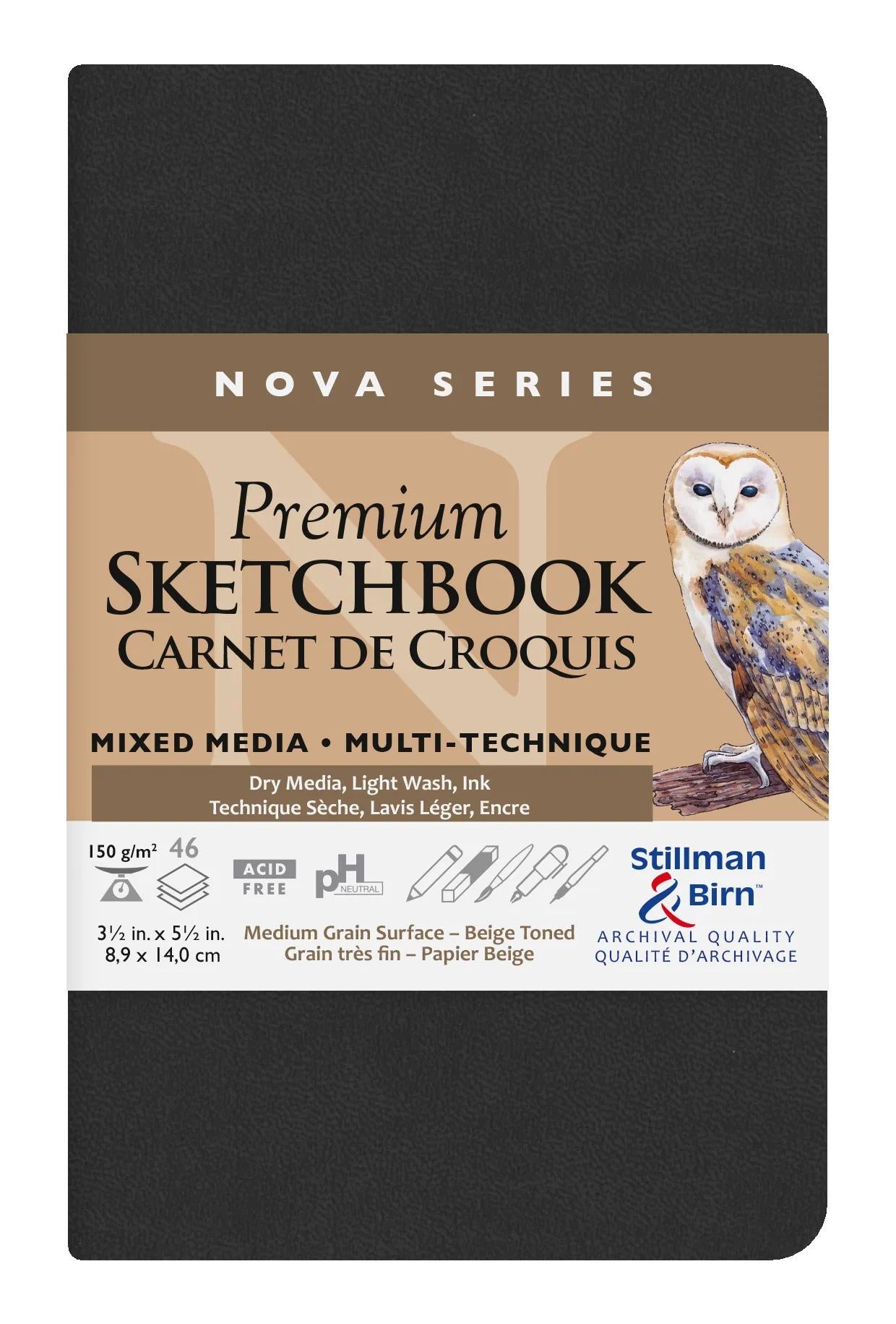 Serie Nova quaderno flessibile 46F 8,9x14cm 150g - Beige (Pacchetto x2)