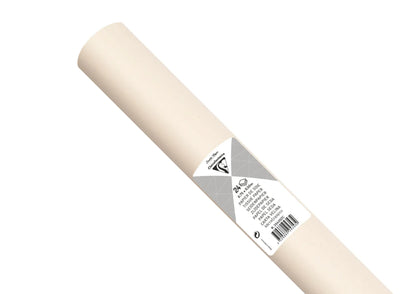 PAPIER DE SOIE, Rouleau de 24 feuilles 18g/m2 au format 50x75cm - Ivoire (lot de 5)