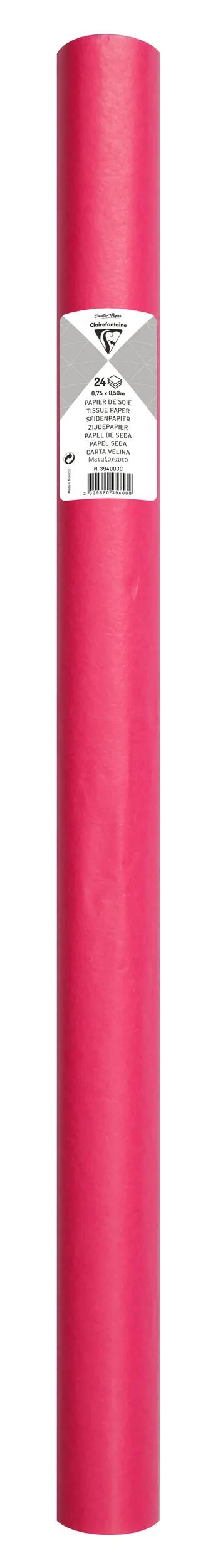 SOUTH PAPER, Roll of 24 sheets 18g/m2 in 50x75cm format - Cyclamen (Pack x5)