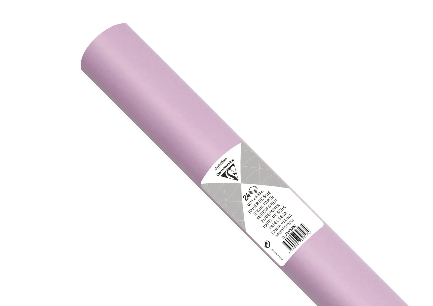 SOUTH PAPER, Roll of 24 sheets 18g/m2 in 50x75cm format - Lilas (Pack x5)