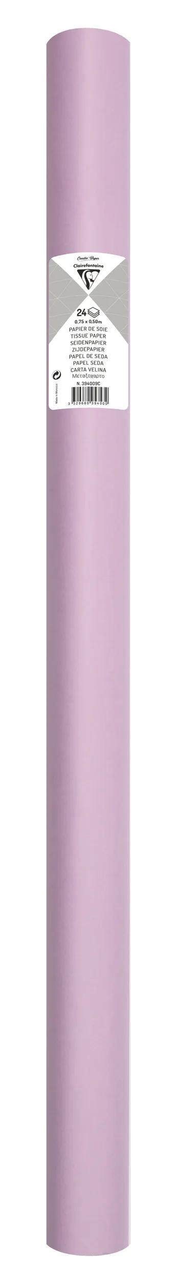 SOUTH PAPER, Roll of 24 sheets 18g/m2 in 50x75cm format - Lilas (Pack x5)