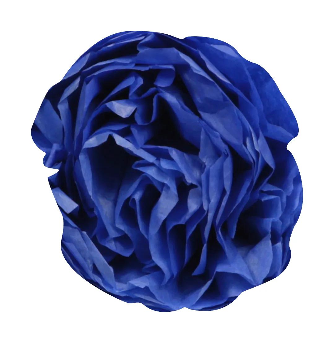 SOUTH PAPER, Rotolo di 24 fogli 18g/m2 in formato 50x75cm - Bleu France (Pacchetto x5)