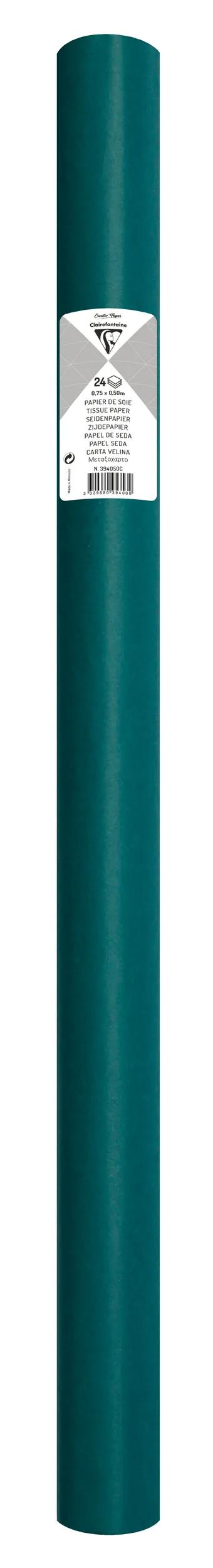 SOUTH PAPER, Roll of 24 sheets 18g/m2 in 50x75cm format - Green Empire (Pack x5)