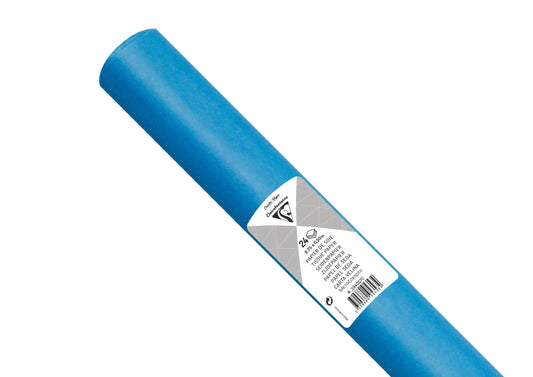 SOUTH PAPER, Rotolo di 24 fogli 18g/m2 in formato 50x75cm - Blu petrolio (confezione da 5)