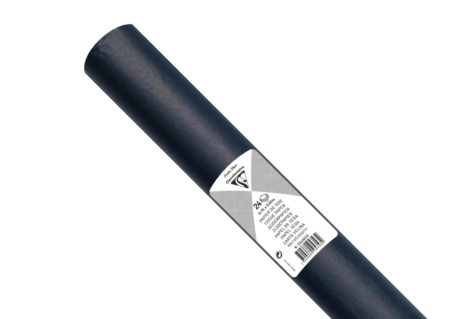 SOUTH PAPER, Roll of 24 sheets 18g/m2 in 50x75cm format - Marine blue (Pack x5)
