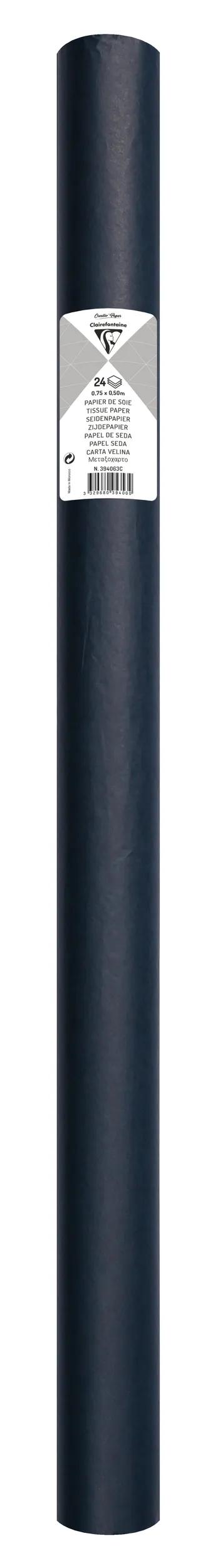 SOUTH PAPER, Roll of 24 sheets 18g/m2 in 50x75cm format - Marine blue (Pack x5)