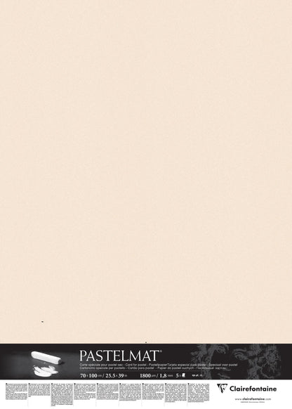 Pastelmat laminiert 5F 70x100cm - Beige