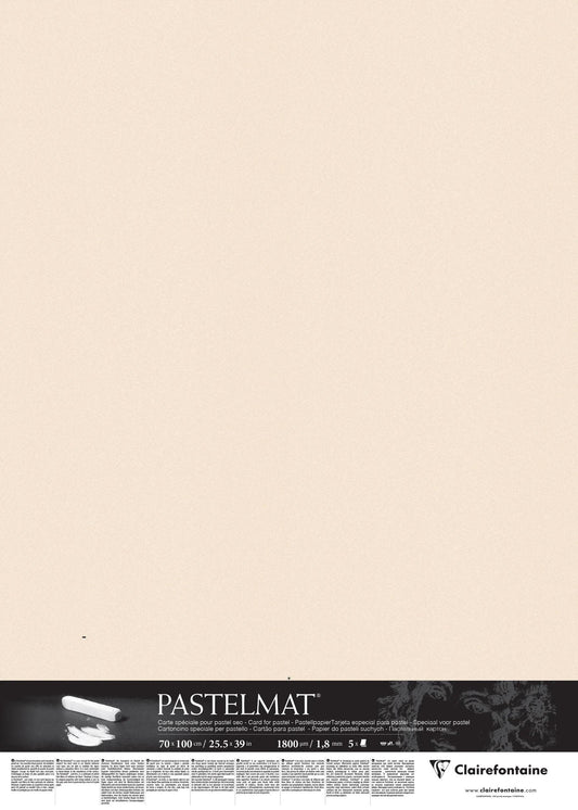 Pastelmat laminiert 5F 70x100cm - Beige