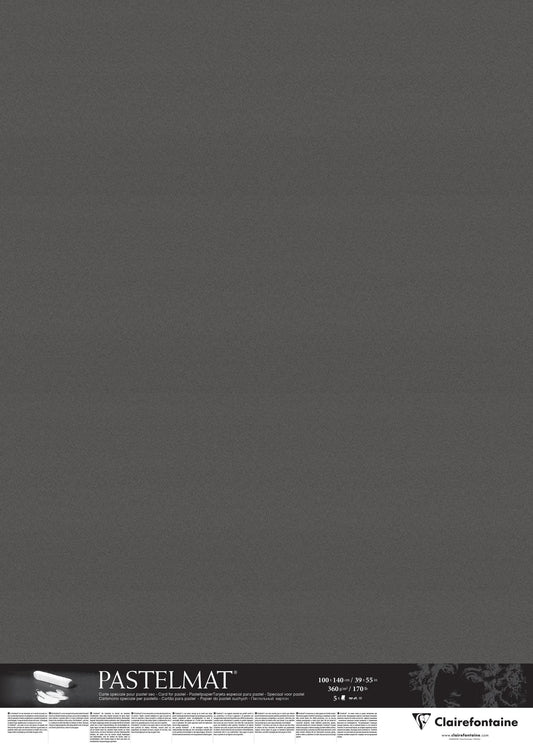 Pastelmat Paket 5F 100x140cm 360g - Anthrazit