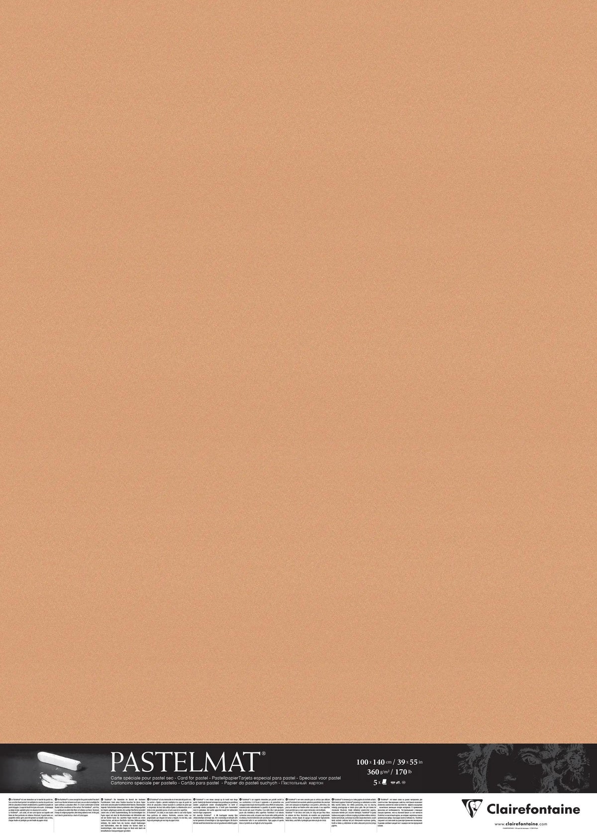 Pacchetto pastello 5F 100x140cm 360g - Siena