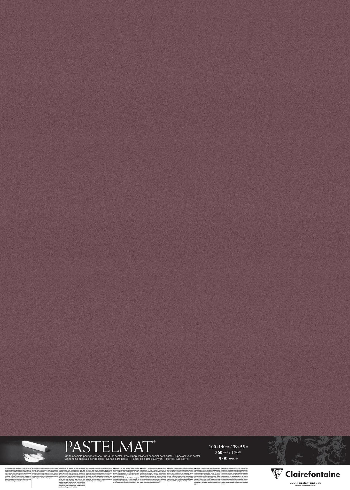 Pastelmat package 5F 100x140cm 360g - Wine honey