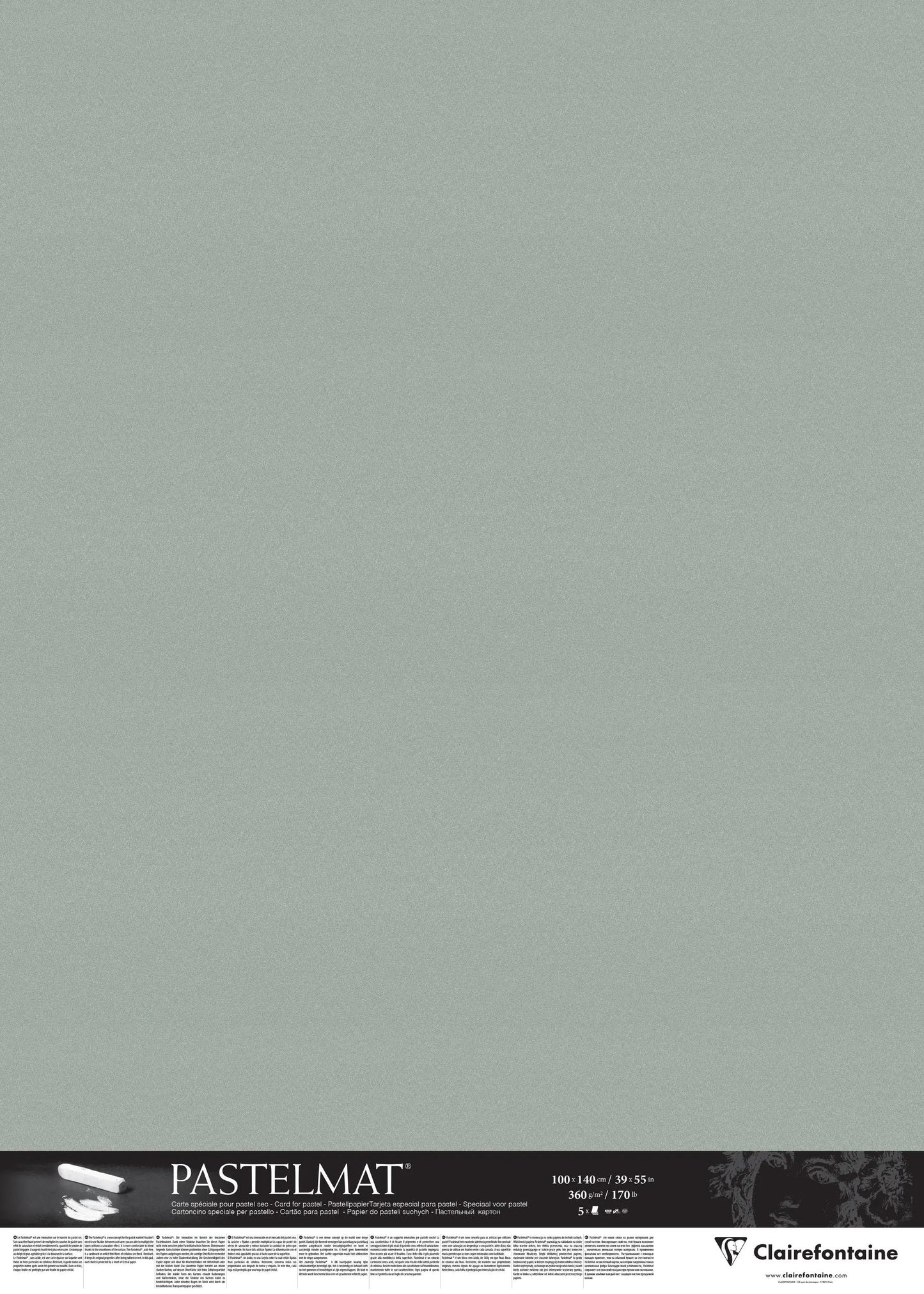 Pacchetto pastello 5F 100x140cm 360g - Verde chiaro