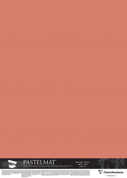 Pastelmat pack 5F 100x140cm 360g - Sanguine