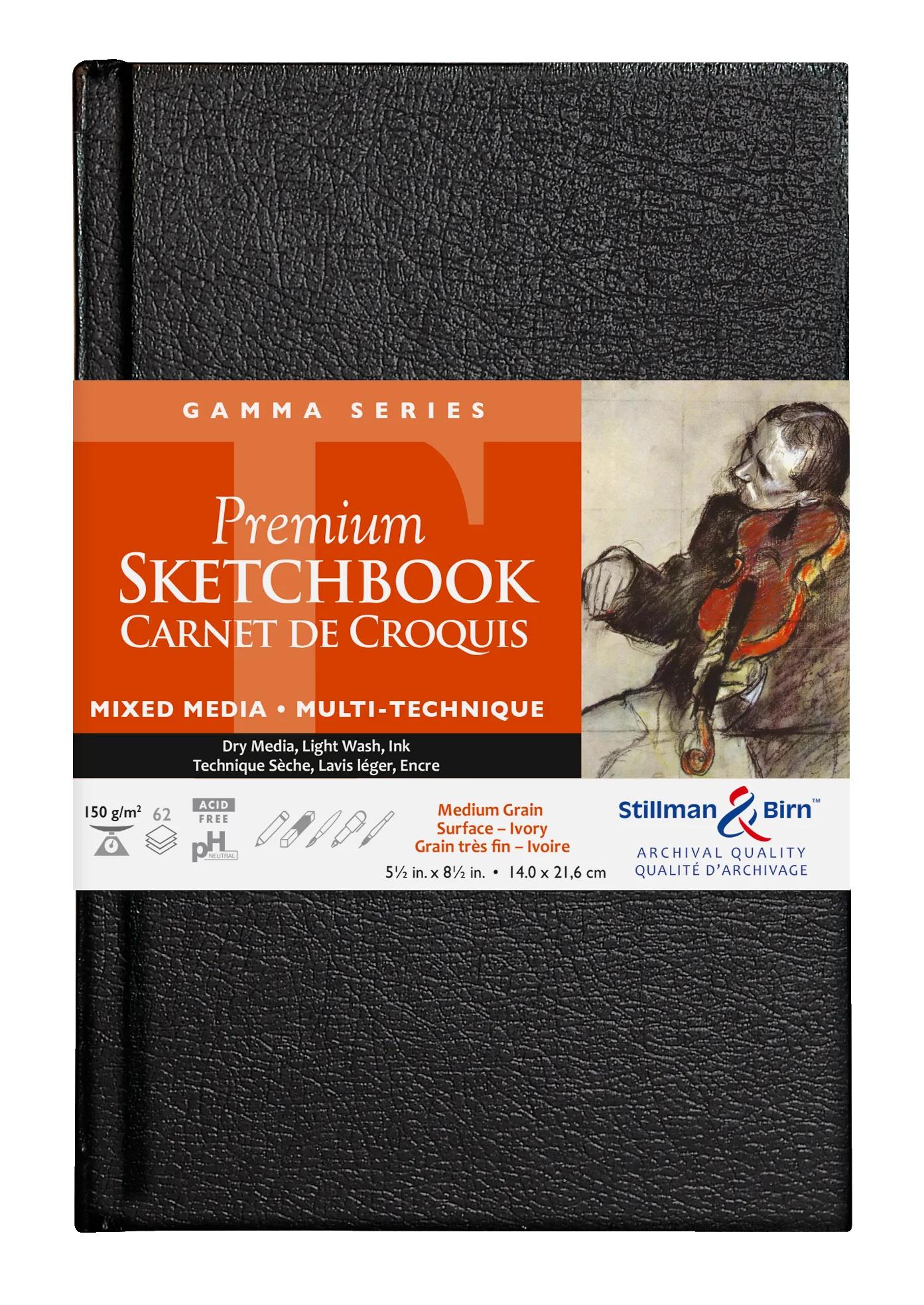Serie Gamma quaderno rigido riavvolgibile 62F 14x21,6cm 150g - Avorio (Pacchetto x2)