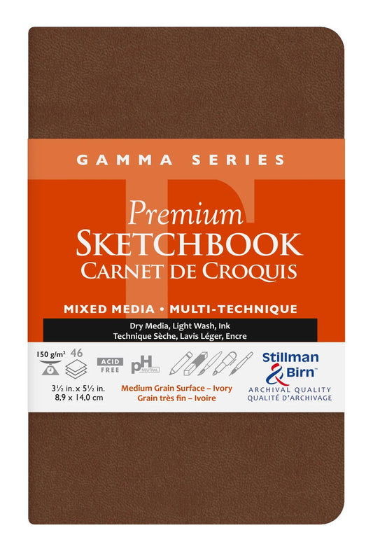 Gamma Series carnet souple 46F 8,9x14cm 150g - Ivoire (lot de 2)