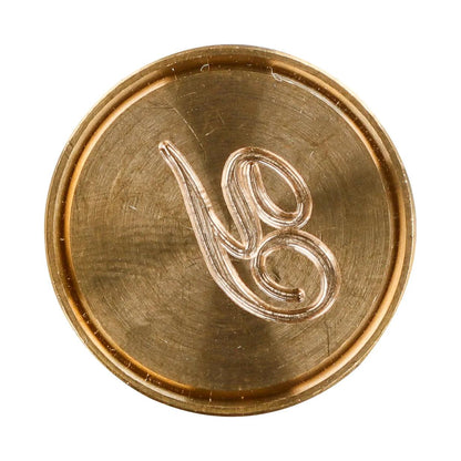 Brass Tablet-Siegel auf Pin Englisch Buchstaben - y (Paket x3)
