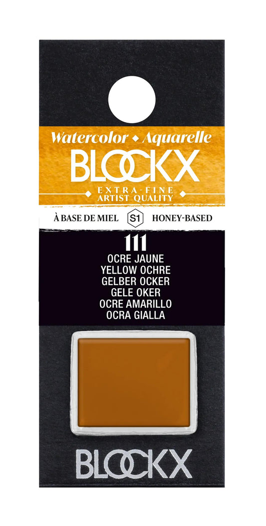Extra-fine watercolor semi-godet - Yellow ochre 111 (Pack x3)