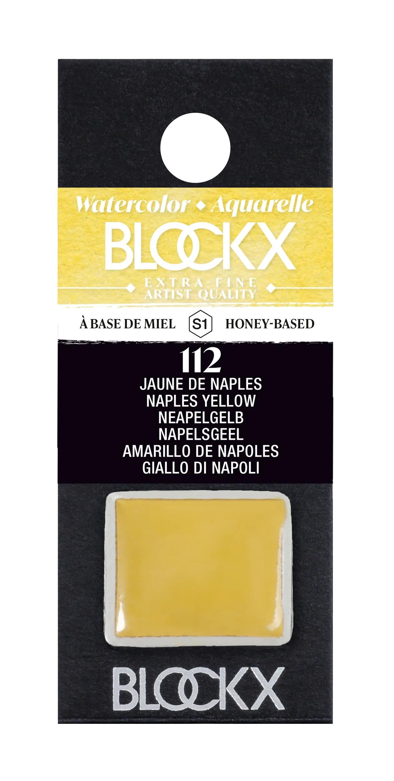 Aquarelle extra-fine semi-godet - Naples yellow 112 (Pack x3)
