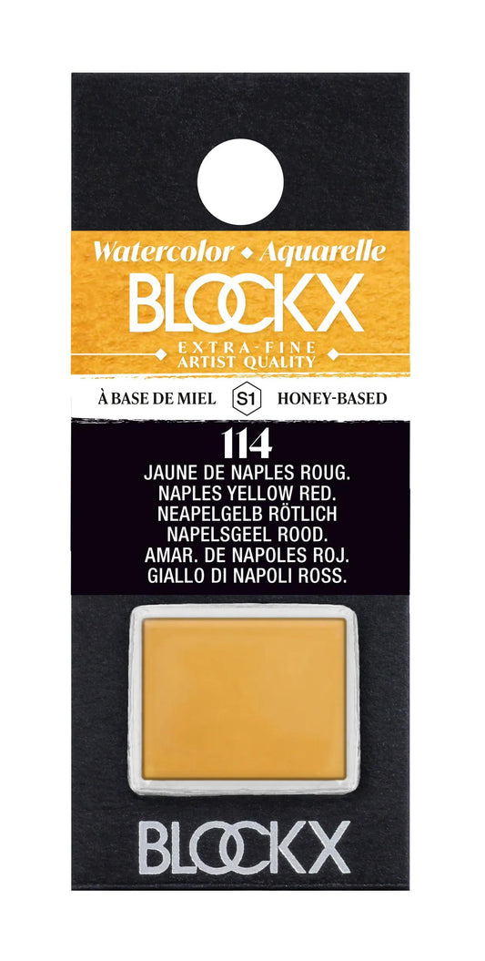 Aquarelle extra-fine semi-godet - Yellow of reddish Naples 114 (Pack x3)