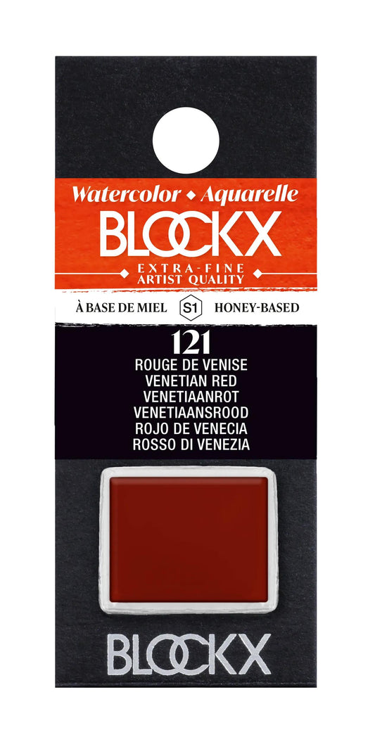 Extra-fine half-godet watercolor - Venice Red 121 (Pack x3)