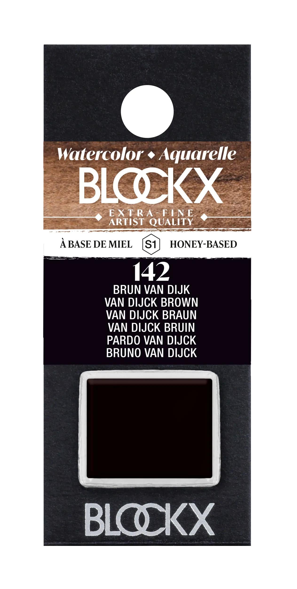 Extra-fine watercolor semi-godet - Brun Van Dijk 142 (Pack x3)