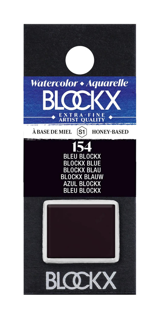Aquarelle extra-fine half-godet - Blue blockx 154 (Pack x3)