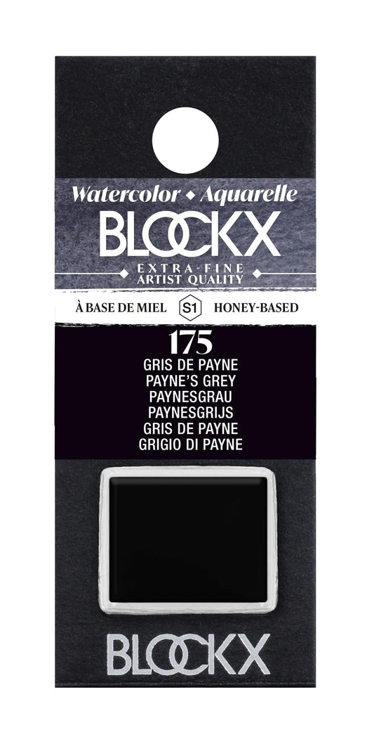 Extra-fine half-godet watercolor - Payne Grey 175 (Pack x3)