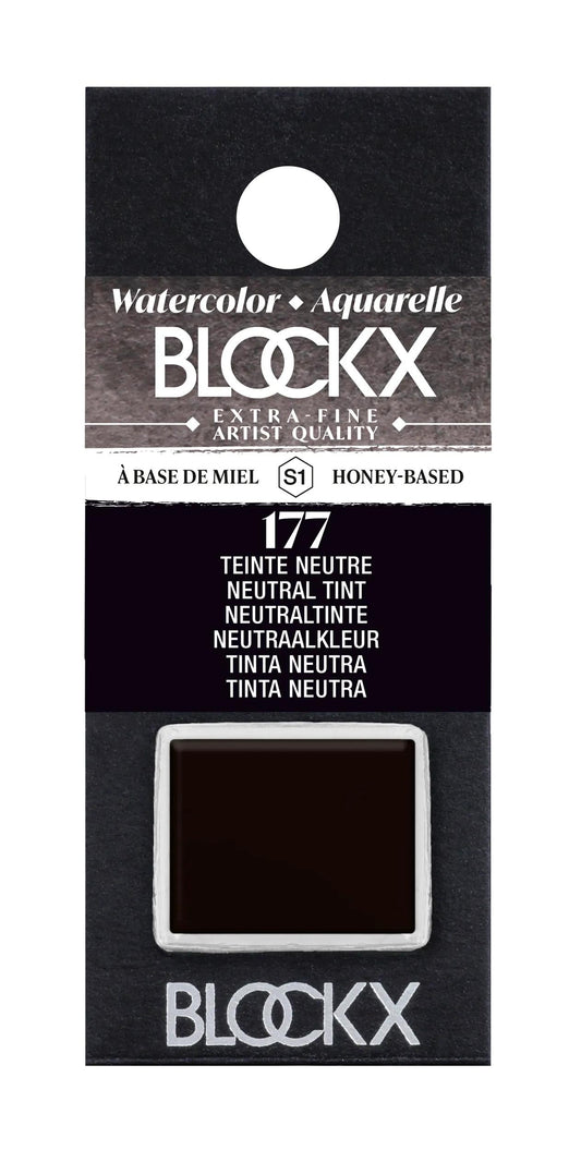 Extra-fine half-godet watercolor - Neutral tint 177 (Pack x3)