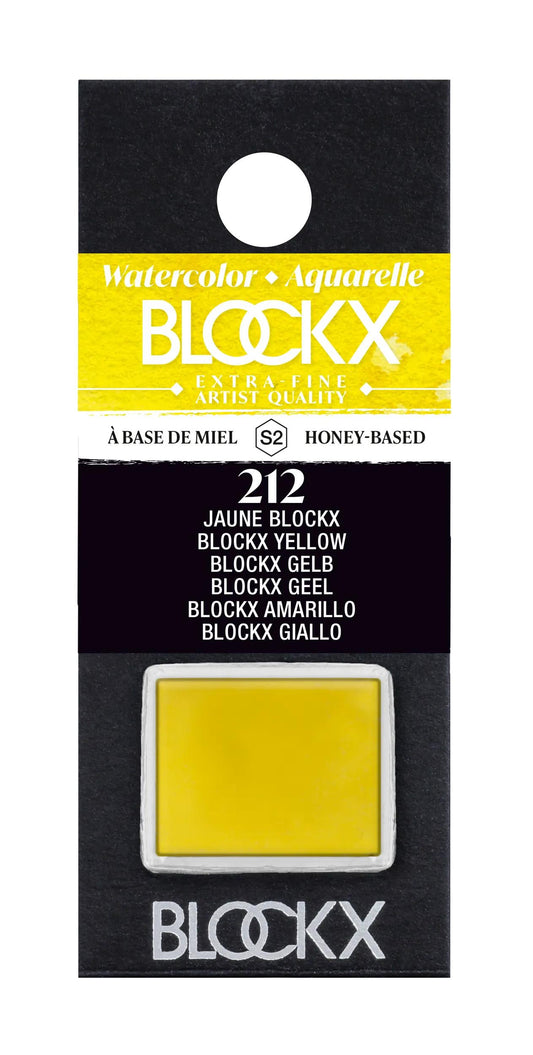 Extra-fine watercolor half-godet - Yellow blockx 212 (Pack x3)