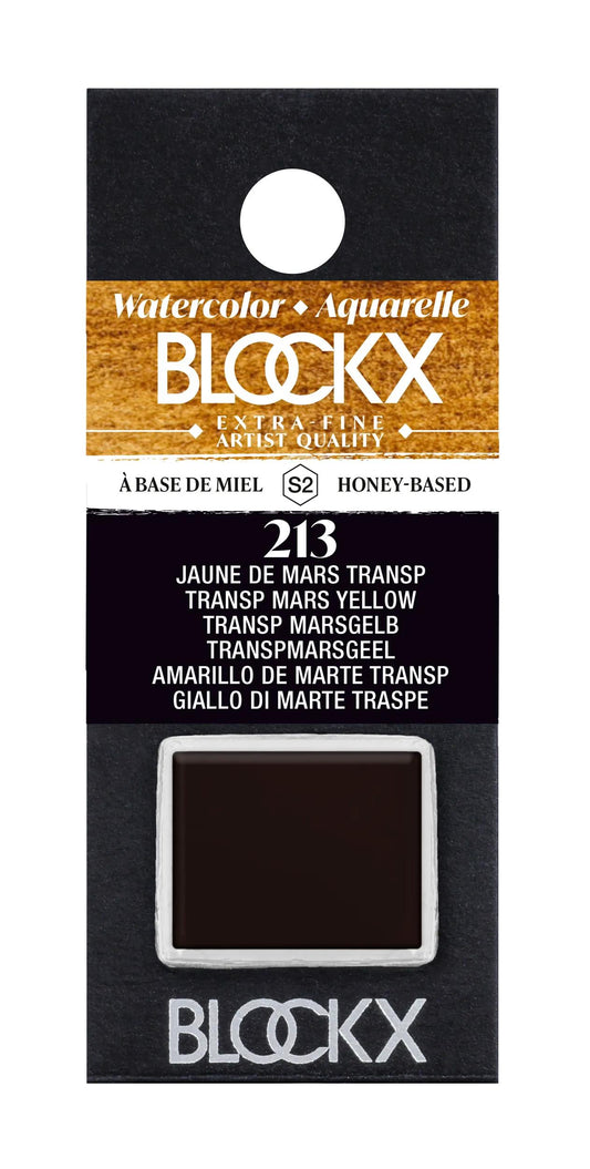 Aquarelle extra-fine half-godet - Yellow of March transp 213 (Pack x3)