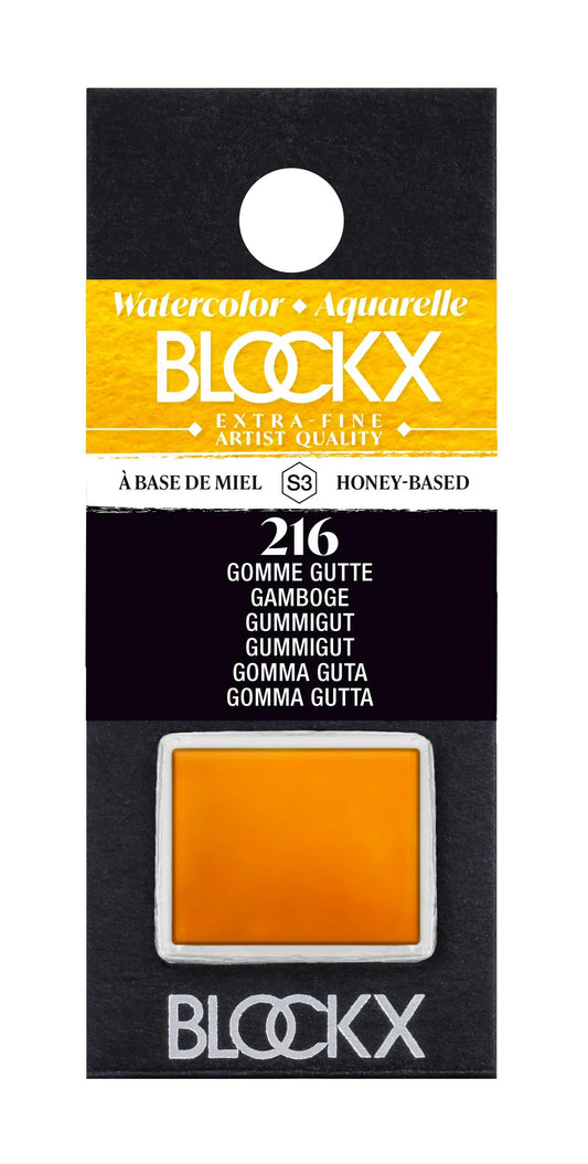 Extra-fine watercolor half-godet - Gutte gum 216 (Pack x3)