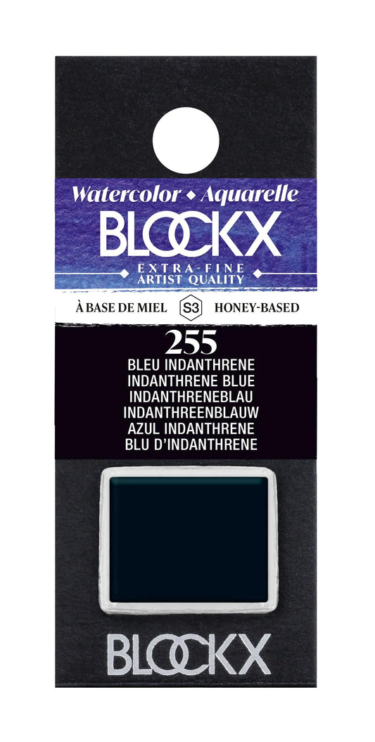 Extra-fine half-godet watercolor - Indanthrene blue 255 (Pack x3)